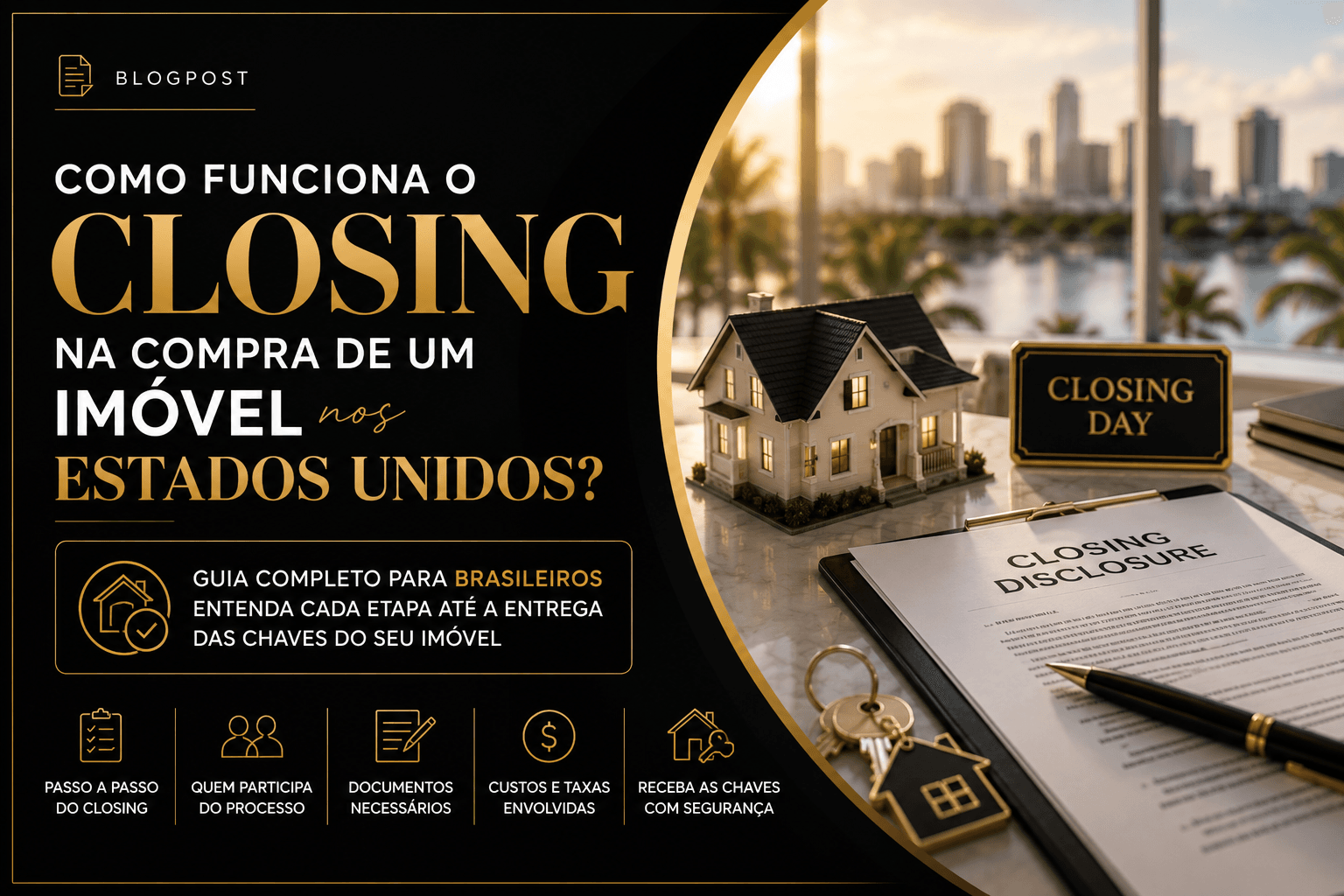 Closing de imóveis nos Estados Unidos