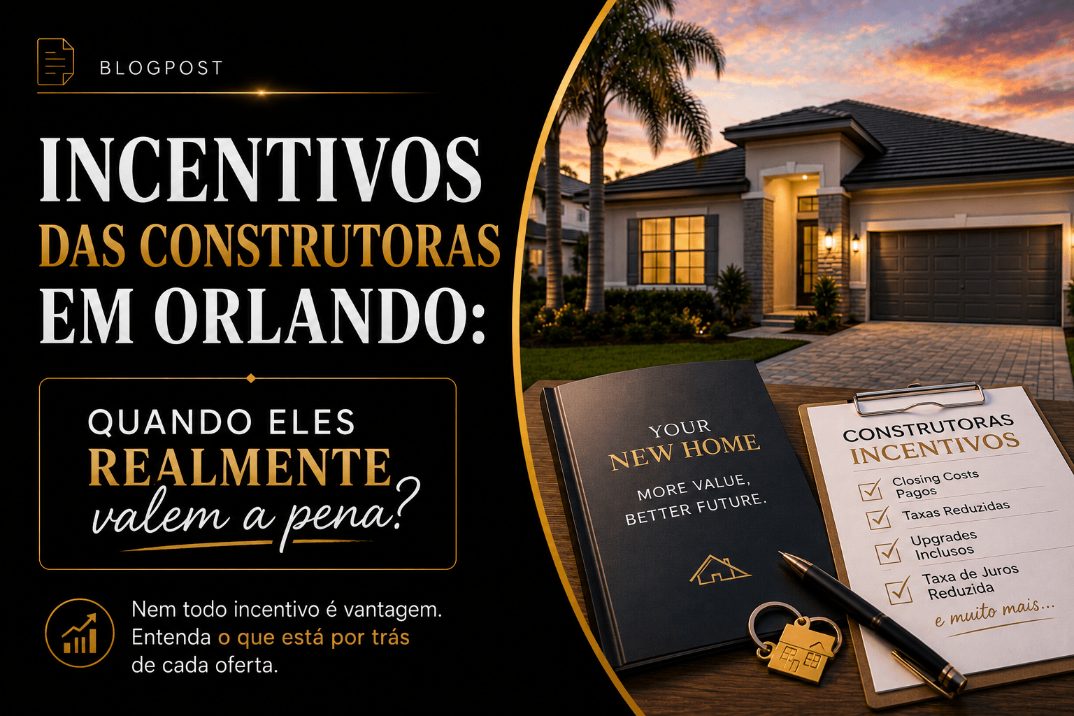 Palavra-chave principal: Incentivos das construtoras em Orlando