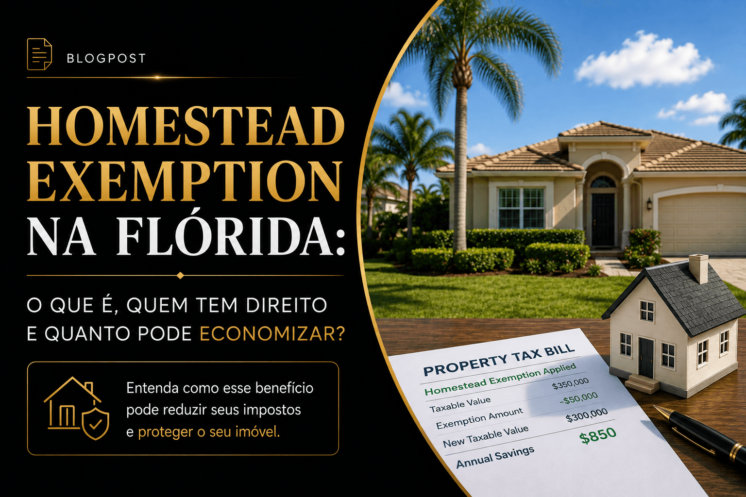Palavra-chave principal: Homestead Exemption na Flórida