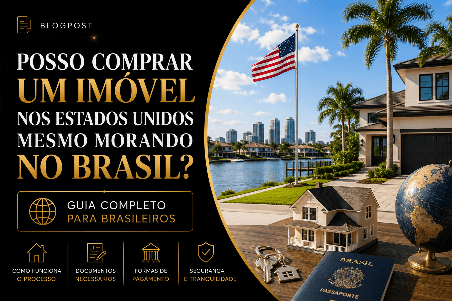 Comprar imóvel nos Estados Unidos morando no Brasil