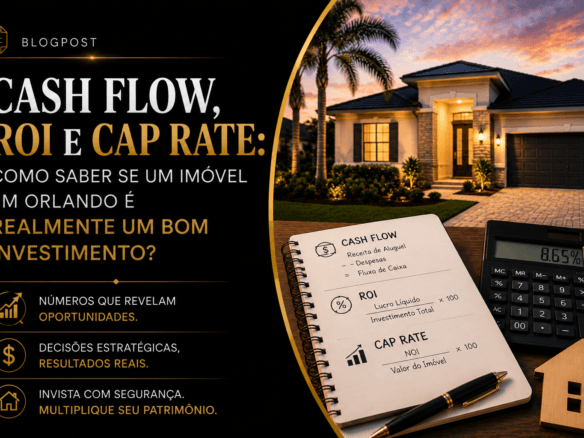 Cash Flow, ROI e Cap Rate em Orlando