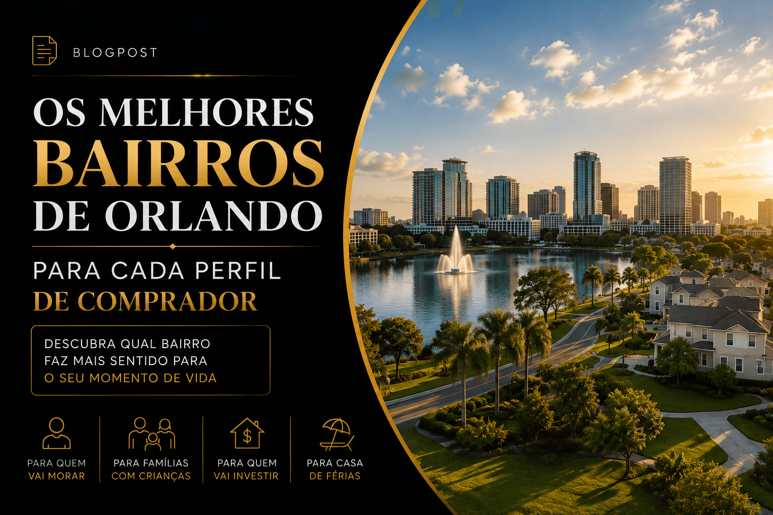 melhores bairros de Orlando